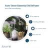 Airome Ceramic Essential Oil Diffuser with Timer|100 mL Humidifying Ultrasonic Aromatherapy Diffuser 8 Colorful LED Lights, Two Mist Modes, Timed Shut-Off, Glazed Concrete view 4