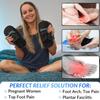 THE COLDEST WATER Ice Pack Slippers - Reusable Gel Ice Packs Slippers for Arthritis Feet/Plantar Fasciitis/Foot Injuries/Chemo/Swelling & More - Hot/Cold Therapy Foot Wraps for Pain Relief (2 Pack) view 2