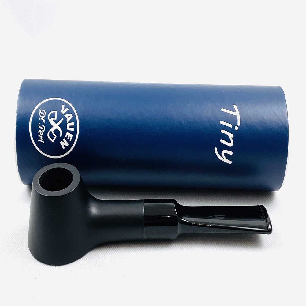 VAUEN Tiny 1 Black Bruyereholz Pipe - 9 mm Filter - Made in Germany