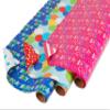 American Greetings Reversible Birthday Wrapping Paper, Stars, Polka Dots, and Balloons (3 Pack, 120 sq. ft) view 1