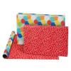 American Greetings Reversible Birthday Wrapping Paper, Stars, Polka Dots, and Balloons (3 Pack, 120 sq. ft) view 3