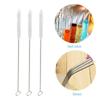 10pcs Stainless Straw Cleaner Brush, Straw Cleaners Drinking Pipe Cleaning Brush view 2