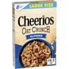 Cheerios Oat Crunch Almond Breakfast Cereal, Made with Whole Grain, Large Size, 18.2 oz view 1