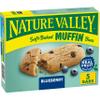Nature Valley Soft-Baked Muffin Bars, Blueberry, Snack Bars, 5 Bars, 6.2 OZ view 1
