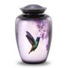 Hummingbird Cremation Urn for Adult Ashes  Elegant Purple Memorial Urn with Vibrant Hummingbird & Flowers  A Loving Tribute for Women & Men  Full-Size Funeral Urns Holds Up to 200 lbs (Large) view 1