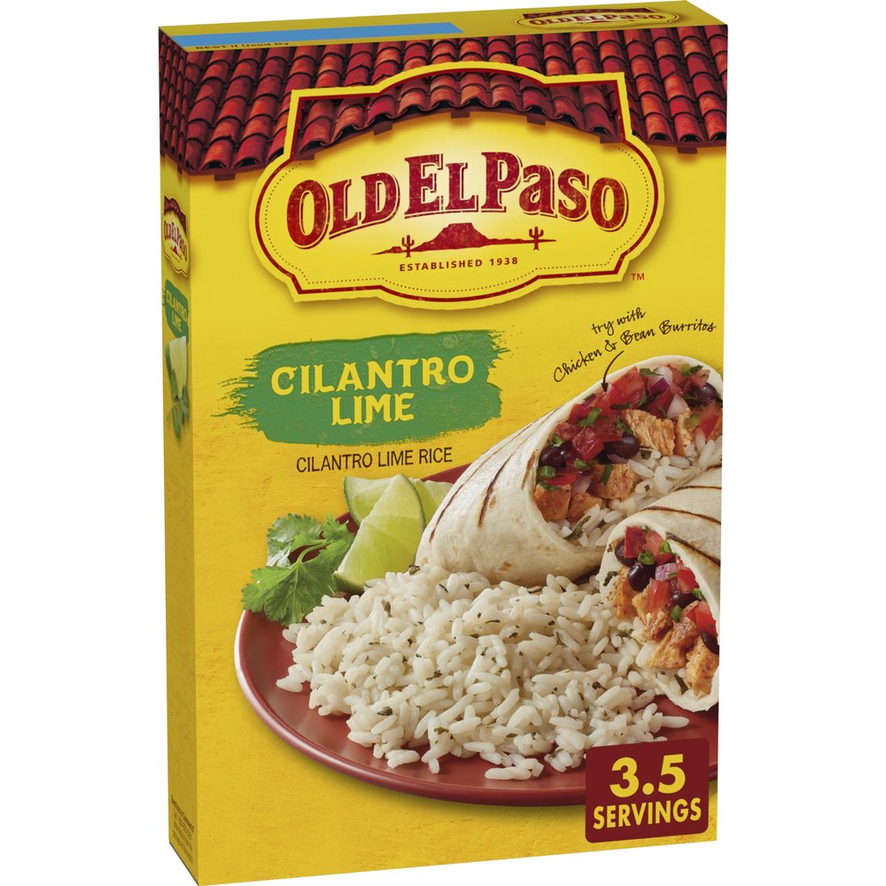 Old El Paso Cilantro Lime Seasoned Rice, Side Dish, 6.2 oz