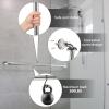 2 Pack 40 Inch Shower Grab Bars Satin Brushed Nickel, ZUEXT SUS304 Stainless Steel Bathroom Shower Balance Bar, Safety Hand Rail Support,Handicap Elderly Senior Assist Bath Grab Handle(1.25" Diameter) view 3