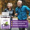 AFXMATE Sambucus Black Elderberry Gummies with Zinc and Vitamin C for Adults Kids Immune Support, Sugar Free 120 Counts view 4