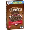 Chocolate Cheerios, Heart Healthy Gluten Free Breakfast Cereal, Made with Whole Grain Oats, Family Size, 19.2 oz view 1