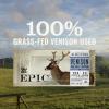 EPIC Venison Sea Salt and Pepper Bars, Keto and Paleo Friendly, Whole 30, Protein Snacks, 4 Ct, 5.2 oz view 3