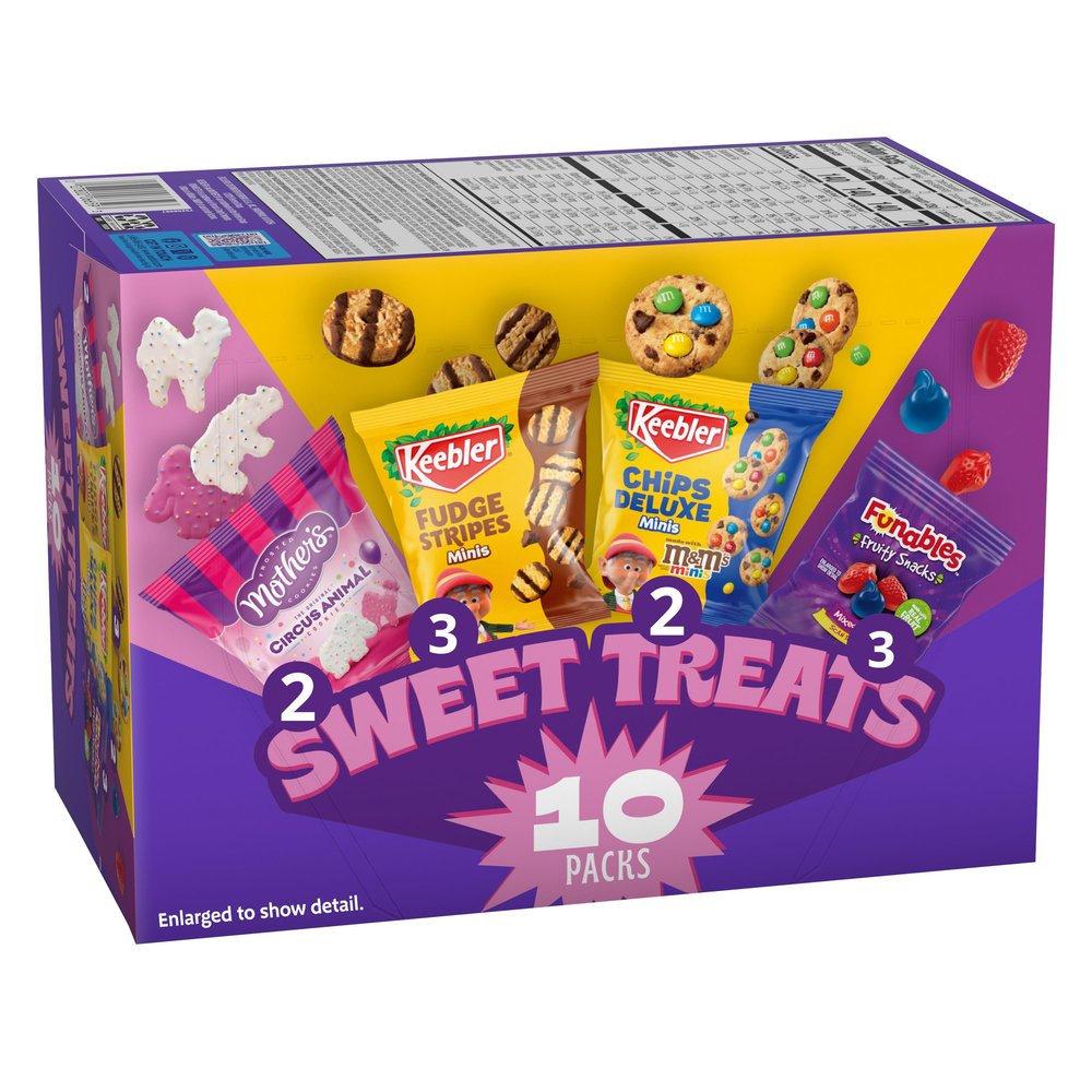 Keebler, Mother's & Funables, Cookies & Fruit Snacks Back to School Snack Pack, 12 Count