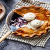 Northwest Wild Foods Huckleberry Pie, Fresh Frozen in Reusable 9-Inch Deep Dish Pie Pan view 1