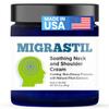 Basic Vigor Migrastil Neck & Shoulder Cream. Cooling Comfort for Migraines, Tech Neck & Tension. (4 oz.) Made in The USA. view 1