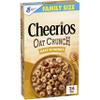 Cheerios Oat Crunch Oats 'N Honey Breakfast Cereal, Made with Whole Grain, Family Size, 24 oz view 1