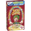 Lucky Charms Gluten Free Cereal with Marshmallows, Kids Breakfast Cereal, Made with Whole Grain, Family Size, 18.6 oz view 1