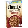 Cheerios Oat Crunch Cinnamon Breakfast Cereal, Made with Whole Grain, Family Size, 24 oz view 1