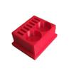 Znet3D Eye Drop Vials & Bottles Holder & Storage - Holds 7 Vials & 2 Bottles (Red) view 3