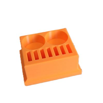 Znet3D Eye Drop Vials & Bottles Holder & Storage - Holds 7 Vials & 2 Bottles (Orange)