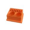Znet3D Eye Drop Vials & Bottles Holder & Storage - Holds 7 Vials & 2 Bottles (Orange) view 3