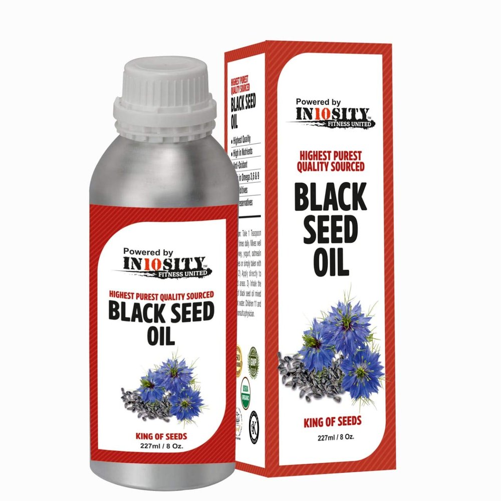 In10sity Fitness United Premium Grade Black Seed Oil, 100% Organic Cold Pressed, Imported from The Source - 8oz