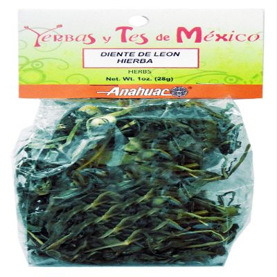 12 BAGS ANAHUAC DIENTE DE LEON EN HIERBA HERBS HIERBAS MEXICANAS Net Wt 1 oz (28g)