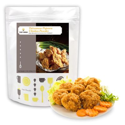 Top Inno Taiwanese Popcorn Chicken Powder, Fried Chicken Batter Mix, Oven Fry Chicken Coating, Chicken Fry For Air Fryer, Fried Chicken Seasoning, Crispy Breading, 2.2lb, 1000g