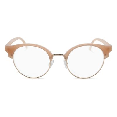 2SeeLife Retro Round Oversized Reading Glasses for Women | Pink, 1.00