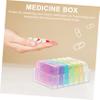 2 14 Box Medicine Box Weekly Medicine Case Daily Case Weekly Organizer 7 Day Organizer Travel view 4