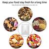 100 Pack Mylar Bags for Food Storage 3.3 x 5.5 Inch Resealable Smell Proof Bags Aluminum Foil Packaging Pouch Bag Silver view 4