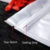100 Pack Mylar Bags for Food Storage 4 x 7 Inch Resealable Smell Proof Bags Aluminum Foil Packaging Pouch Bag Silver view 2