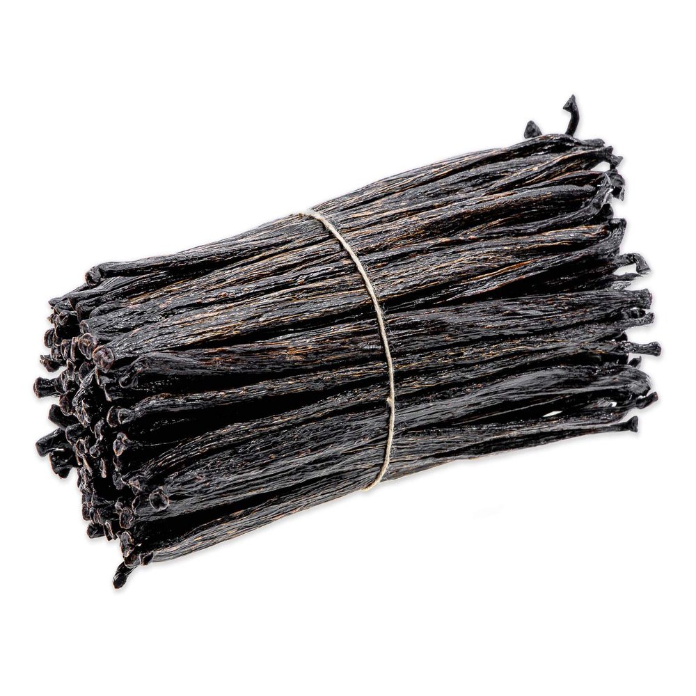 Slofoodgroup Grade A Tahitian Vanilla, 25 Gourmet Tahitian Vanilla Bean Pods from Ecuador, Vanila X Tahitensis for Baking, Paste, and Extract Vanilla Flavor