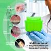 Colorful Plastic Dental Orthodontic Retainer Container Cleaning Case,Denture Bath Box Case Cup Holder Travel, Mouthguard Storage Soaking Case view 2