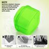 Colorful Plastic Dental Orthodontic Retainer Container Cleaning Case,Denture Bath Box Case Cup Holder Travel, Mouthguard Storage Soaking Case view 3