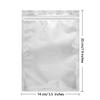 100 Pack Mylar Bags for Food Storage 5.5 x 7.9 Inch Resealable Smell Proof Bags with Clear Window Aluminum Foil Packaging Pouch Bag Silver view 2