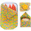 Meli Wraps - 3-Pack Reusable Beeswax Wraps for Food, Eco-Conscious Food Storage, Small, Medium and Large Food Wrap, Shells view 1
