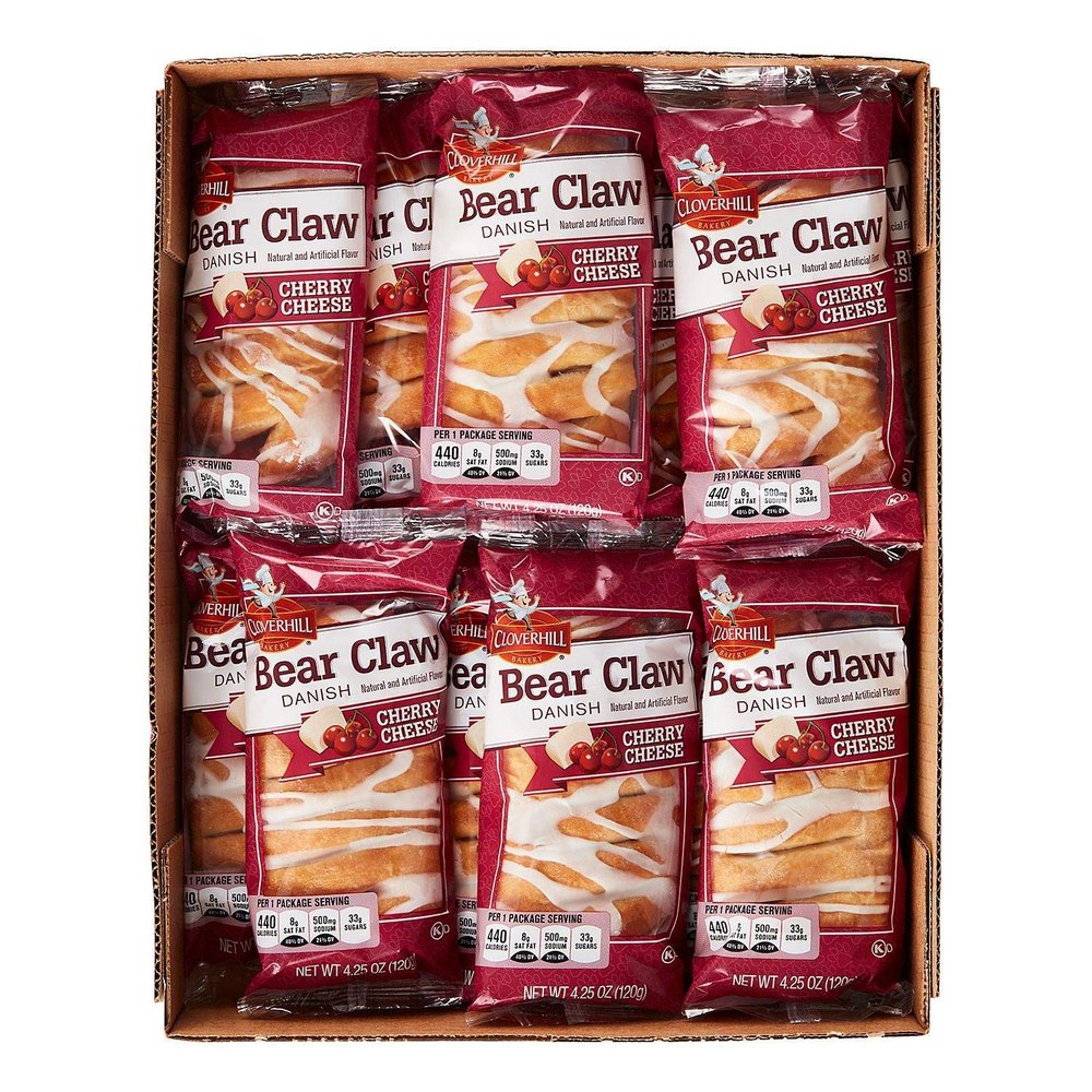 Cloverhill Cherry and Cheese Danish - 12 ct. Pack of 10
