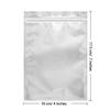 100 Pack Mylar Bags for Food Storage 4 x 7 Inch Smell Proof Bags with Clear Window Resealable Aluminum Foil Packaging Pouch Bag Silver view 2