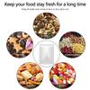 100 Pack Mylar Bags for Food Storage 5.5 x 7.9 Inch Smell Proof Bags Resealable Aluminum Foil Packaging Pouch Bag Silver view 4