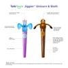 TalkTools Jiggler - Chewable Oral Facial Massager - Oral Sensory Massager - Calming Motor Therapy for Kids - Unicorn/Sloth - Set of 2 view 4