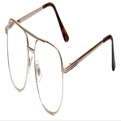 Calabria 1106 Pilot Reading Glasses +3.75 Gold Mens Designer Single Power Readers Spring Hinged Durable Lightweight
