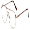 Calabria 1106 Pilot Reading Glasses +3.75 Gold Mens Designer Single Power Readers Spring Hinged Durable Lightweight view 1