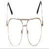 Calabria 1106 Pilot Reading Glasses +3.75 Gold Mens Designer Single Power Readers Spring Hinged Durable Lightweight view 2