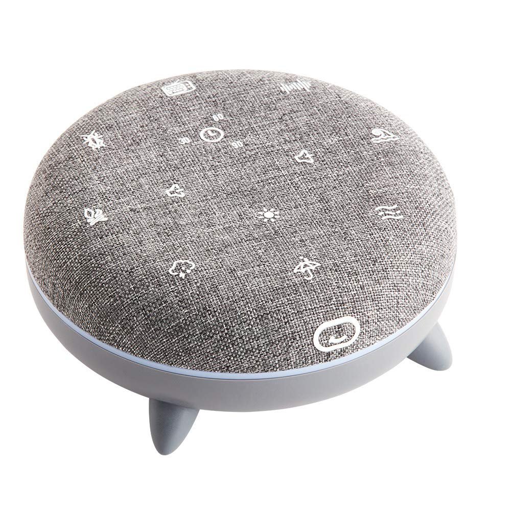 Make Lemonade Digital Mixer Sound Machine with 8 Sounds and Night-Light, Portable White Noise for Sleep and Meditation, Office and Dorm Essential, Rechargeable with Timer