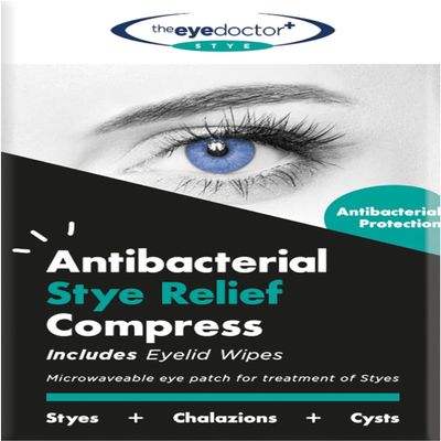 The Eye Doctor Stye Relief Compress - Reusable Microwaveable Hot Single Eye Patch Mask - Treatment of Stye, Blepharitis, Dry Eye