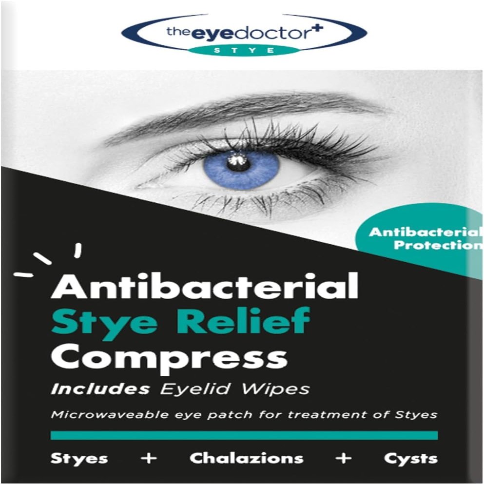 The Eye Doctor Stye Relief Compress - Reusable Microwaveable Hot Single Eye Patch Mask - Treatment of Stye, Blepharitis, Dry Eye