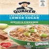 Quaker Instant Oatmeal Apple Cinnamon, Lower Sugar, 8 Count view 2
