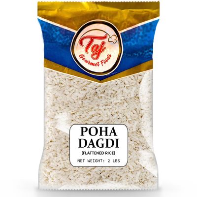 TAJ Poha Dagdi Flattened Rice, Powa Dagdi, Powa, 2-Pounds