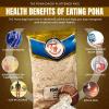 TAJ Poha Dagdi Flattened Rice, Powa Dagdi, Powa, 2-Pounds view 2