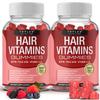 Hair Vitamins Gummies Supplement  Faster Hair Growth Gummy 5000mcg Biotin, Folic Acid, Vitamin C & E, Support Stronger & Thicker Hair, Skin, Nails, Non-GMO, for Men Women, 60 Berry Flavored Gummies view 1
