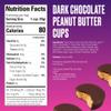 SkinnyDipped Dark Chocolate Peanut Butter Cups, 2g Sugar per Cup, Keto Friendly, Low Carb, Gluten Free, 3.2oz, 4 Pack (24 Cups Total) view 2